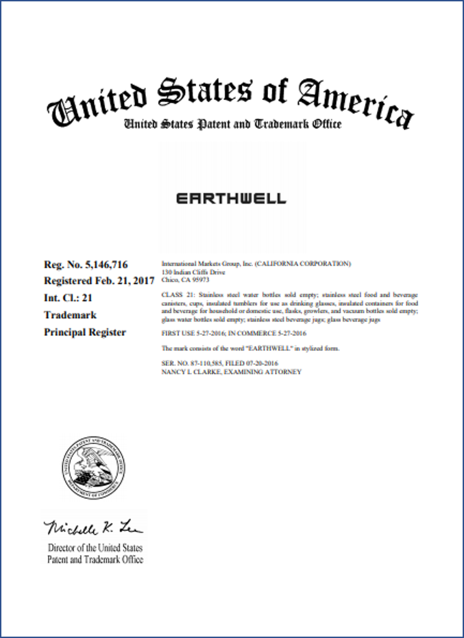 Federal Registration of a trademark