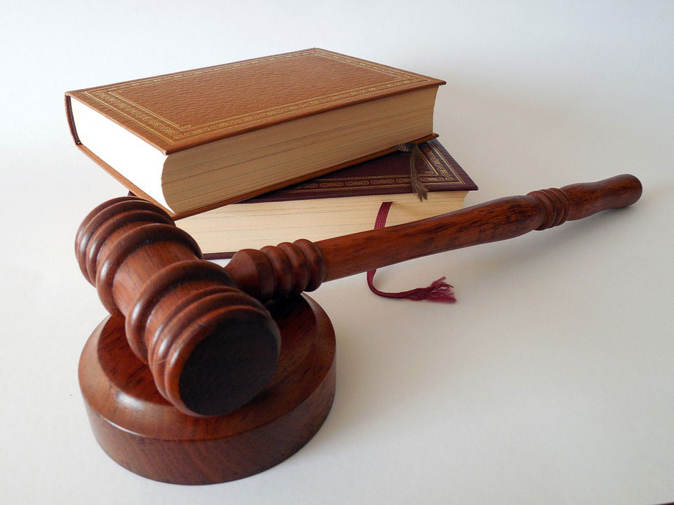 Court Gavel and Law Books
